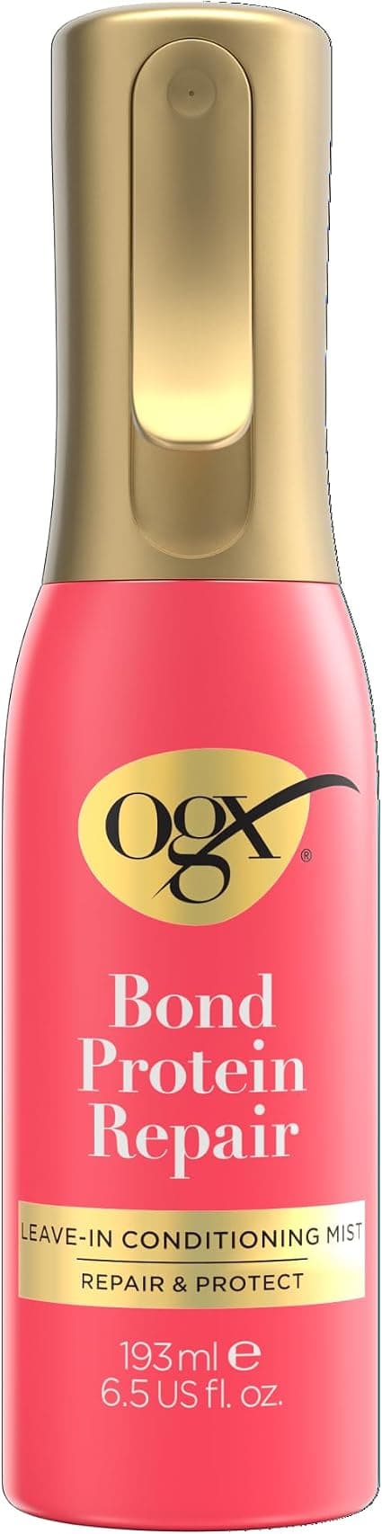 OGX Repair and Protect Bond Protein Repair Leave-in Conditioner & Heat Protection - Weightless Care & Heat Protection up to 230°C - Image 1