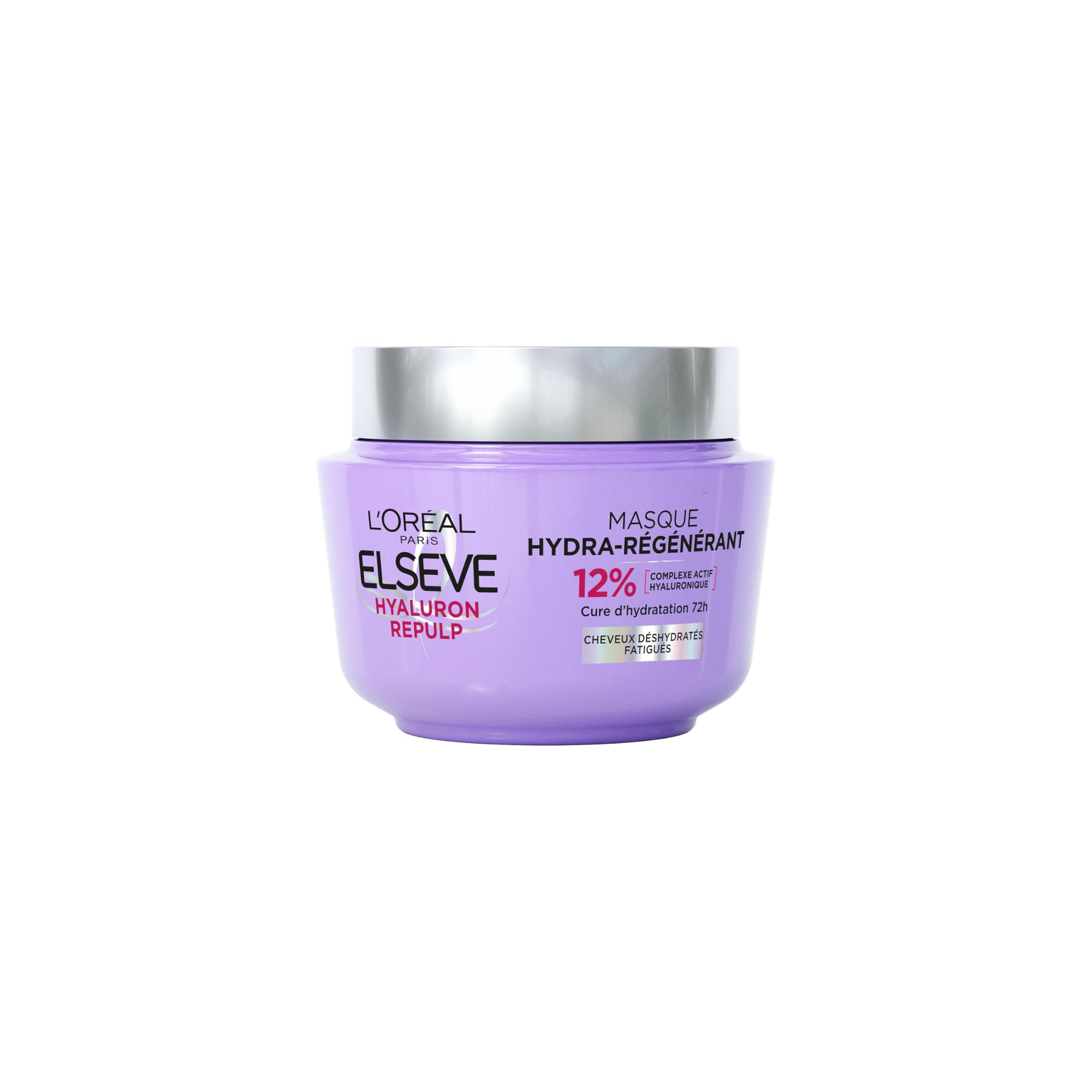 L'Oréal Paris - Hydra-Regenerating Mask for Dehydrated and Tired Hair - 72H Hydration - With Hyaluronic Acid - Elseve Hyaluron Repulp - 310 ml - Image 1