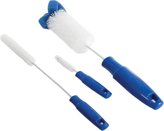 PetSafe - Pet Fountain Cleaning Kit - Contains 3 Brushes of Different Sizes, Ideal for Cleaning Different Pumps. Rust Resistant