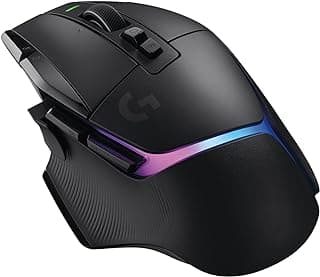 Logitech Logitech G G502 X Plus Lightspeed Souris Gaming RVB sans Fil - Souris Optique Boutons Hybrides LIGHTFORCE, LIGHTSYNC RVB, Capteur Gaming Hero 25K, Compatible avec PC - macOS/Windows - Noir