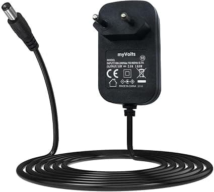 myVolts Charger/Power Supply 5V Compatible with Philips Hue Bridge 2.1 Lighting System (AC Adapter) – French Plug - Image 1