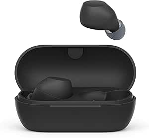 Sony WF-C710NSA - Wireless Noise Cancelling Earbuds, Lightweight Earphones, Touch Controls, Multipoint Connection, IPX4, Up to 40 HR Battery, Fast Charge, iOS and Android - Black