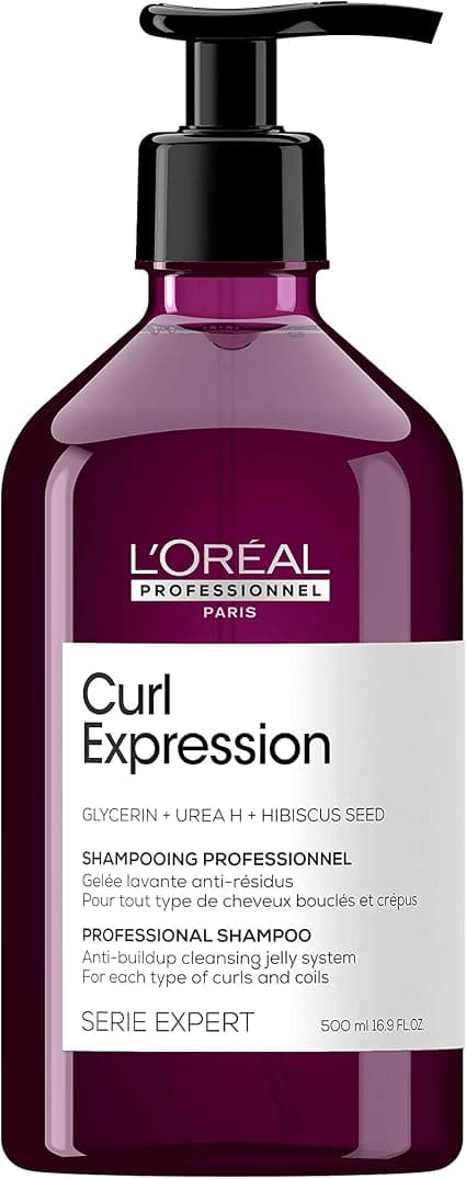 L'Oreal Professionnel, Cleansing Gelée, Curly/Frizzy/Kinky, Sulfate Free & Silicone-Free Shampoo, Removes Impurities & Residues, Moisturizes Without Weighing, 500 ml - Image 1