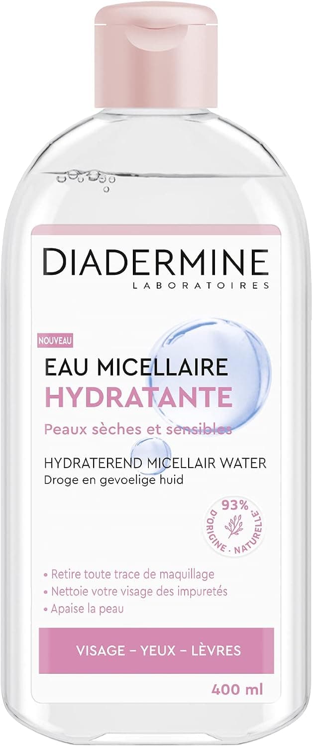 Diadermine - Micellar Water - Moisturizing - 400 ml - Pack of 2 - Image 1