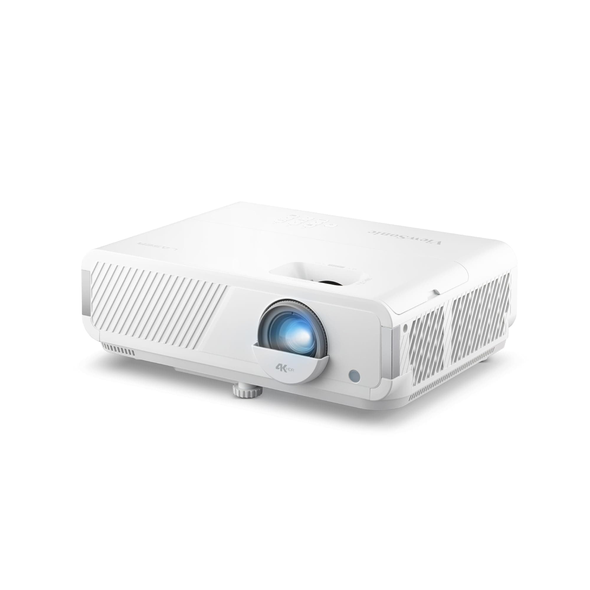 ViewSonic LX750-4K Real 4K Projector with Built-in Google TV, 4000 ANSI Lumens, HDR & HLG, 1.3X Optical Zoom, 2.9ms Input Delay, H/V Auto Keystone, Laser Projector for Home