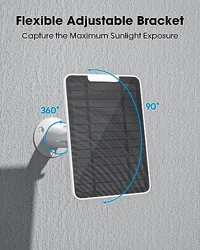 4 x 6W Solar Charger Compatible with Google Nest Cam Outdoor Indoor (Battery Version), Solar Powered, IP65 - Image 6