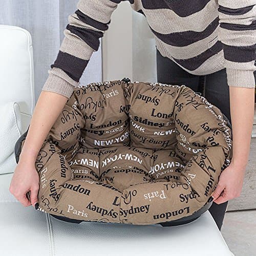 Ferplast Replacement Padding for Dog and Cat Kennels - Padded Cushion for Kennel - Plastic (NOT Included), Washable, Adjustable 52 x 39 x 21 cm, Brown XXS - Image 8