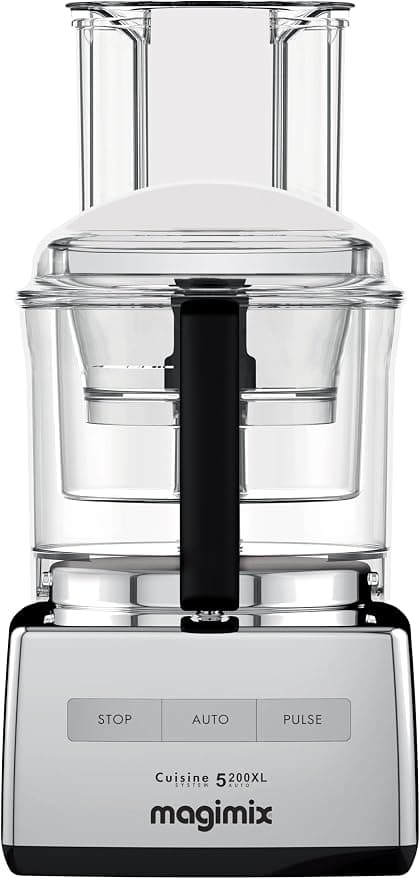 Magimix CS 5200 XL Multi-Function Food Processor – Chopper, Blender, Citrus Press – Bowl 3.6 L – Made in France – Shiny Chrome - Image 1
