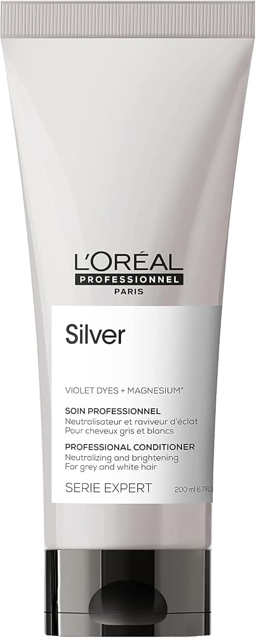 L'Oréal Professionnel Conditioner for Grey, White or Light Blonde Hair, Expert Silver Series, 200 ml - Image 1