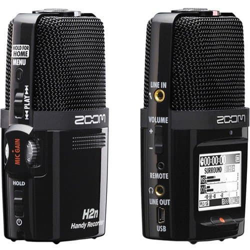 Zoom - H2n - XY and Mid-Side Portable 4-Track Recorder - Image 7