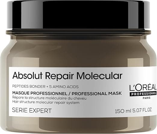 L'Oréal Professionnel, Routine Réparatrice Pour Tous types de Cheveux Abîmés, Démêle, Renforce & Apporte Douceur et Souplesse, Formule Brevetée, Absolut Repair Molecular