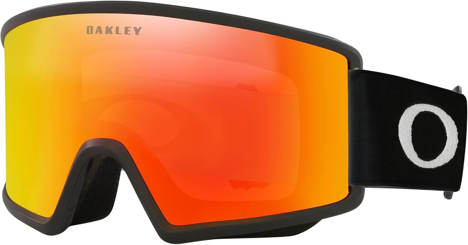 Oakley Target Line Lunettes de ski pour homme Matte Black/Fire Iridium Taille unique