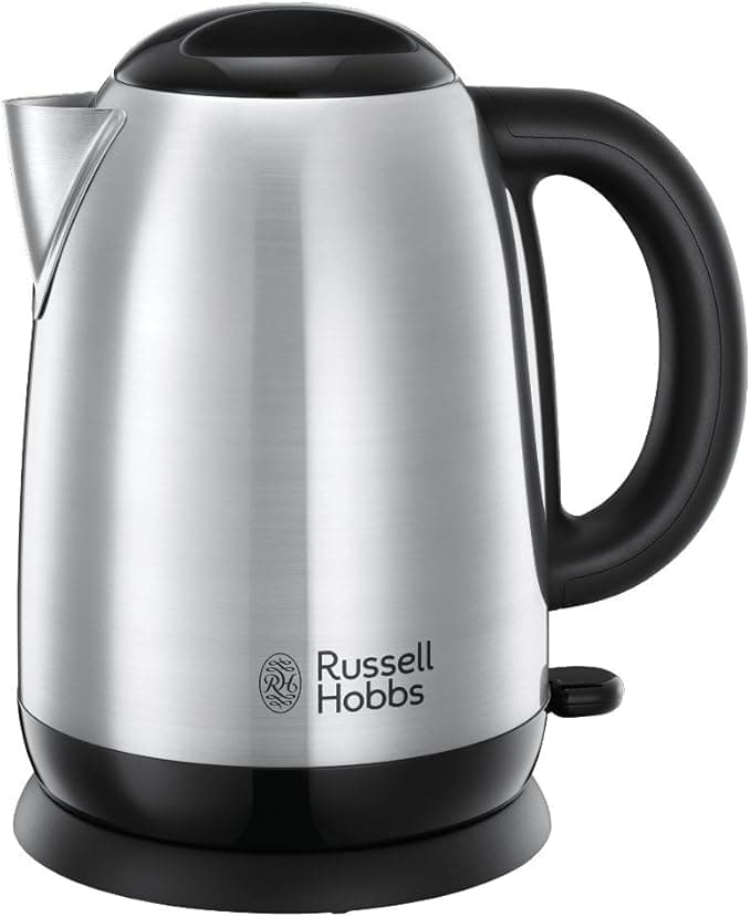 Russell Hobbs Russell Hobbs Electric Kettle [Powerful & Elegant] Adventure (1.7L, 2400W, Fast Boiling, Brands for 1/2/3 Cups, Precise Pourer, Anti-Limescale Filter, Energy Saving) 23912-70