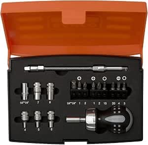 Bahco 808050S22 Short Ratchet Screwdriver Set 22 Pieces