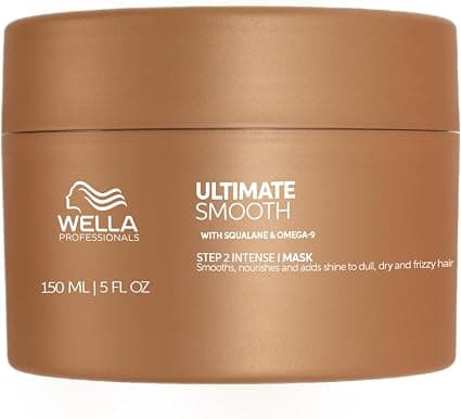 Wella Professionals Ultimate Smooth Hair Mask - Nourishing Mask with Squalane & Omega 9 - For Dry, Dull and Curly Hair (150ml) - Image 1