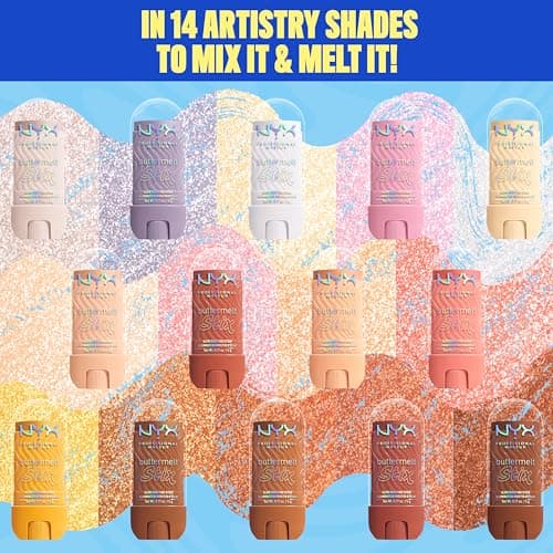 NYX Professional Makeup Buttermelt Highlighter Stix Smooth Stick - Glowy Effect - Ultra Melting Texture - 8H Hold - Natural Finish No Greasy Effect - Shade : That's So Melt - Image 7