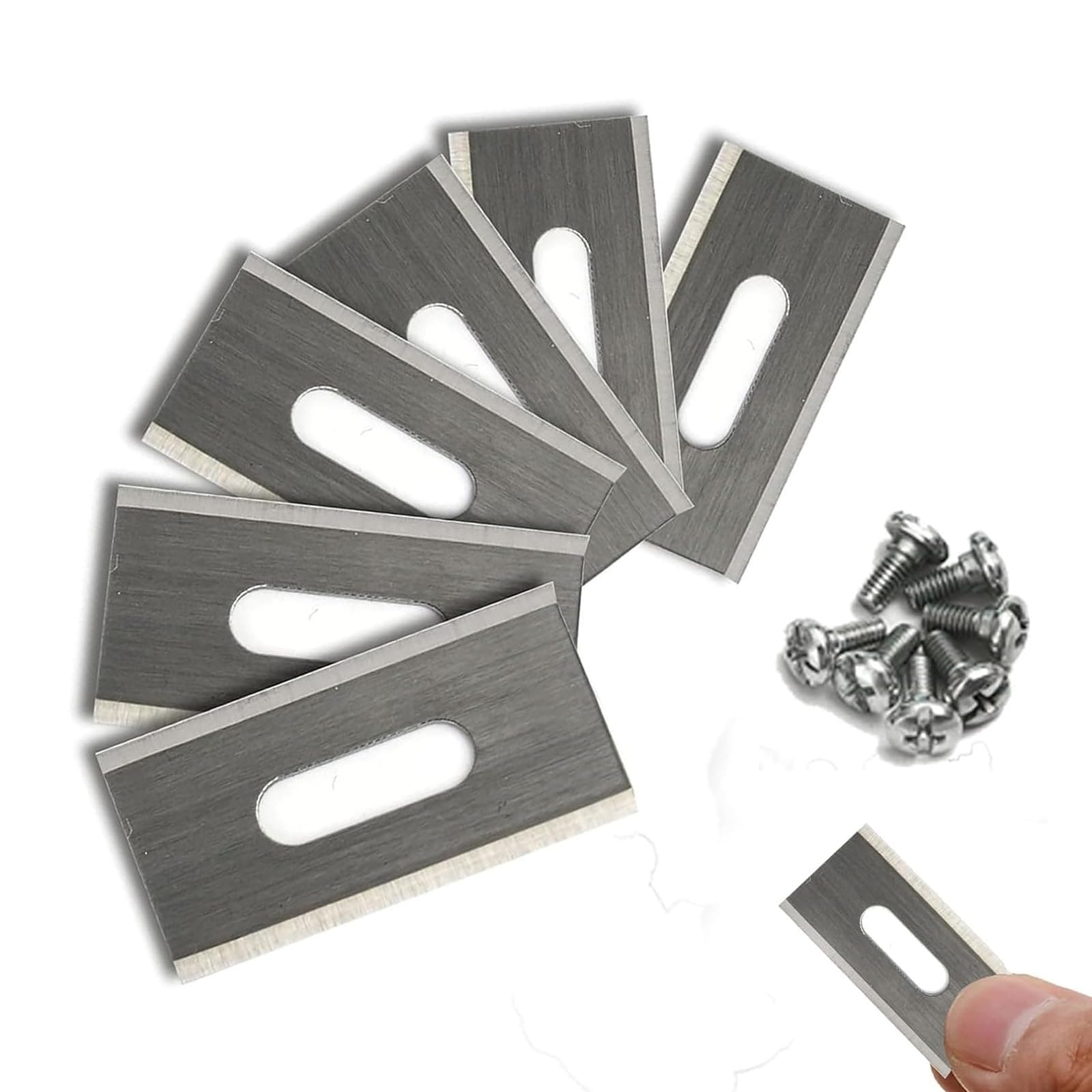 Husqvarna Turf Blades with Double Sharp Stainless Steel Blade 36.5 x 18.5 x 0.65 mm (Silver 30pcs)