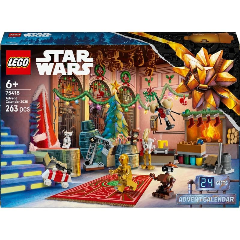 75418 LEGO Star Wars Advent Calendar 2025 & 30708 Millennium Falcon Miniature Model - Image 3