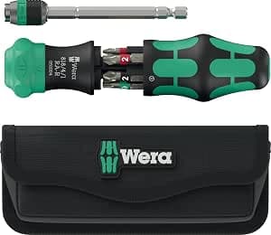 Wera 05051514001 Kraftform Kompakt 20 RA-R with case, 6 pieces
