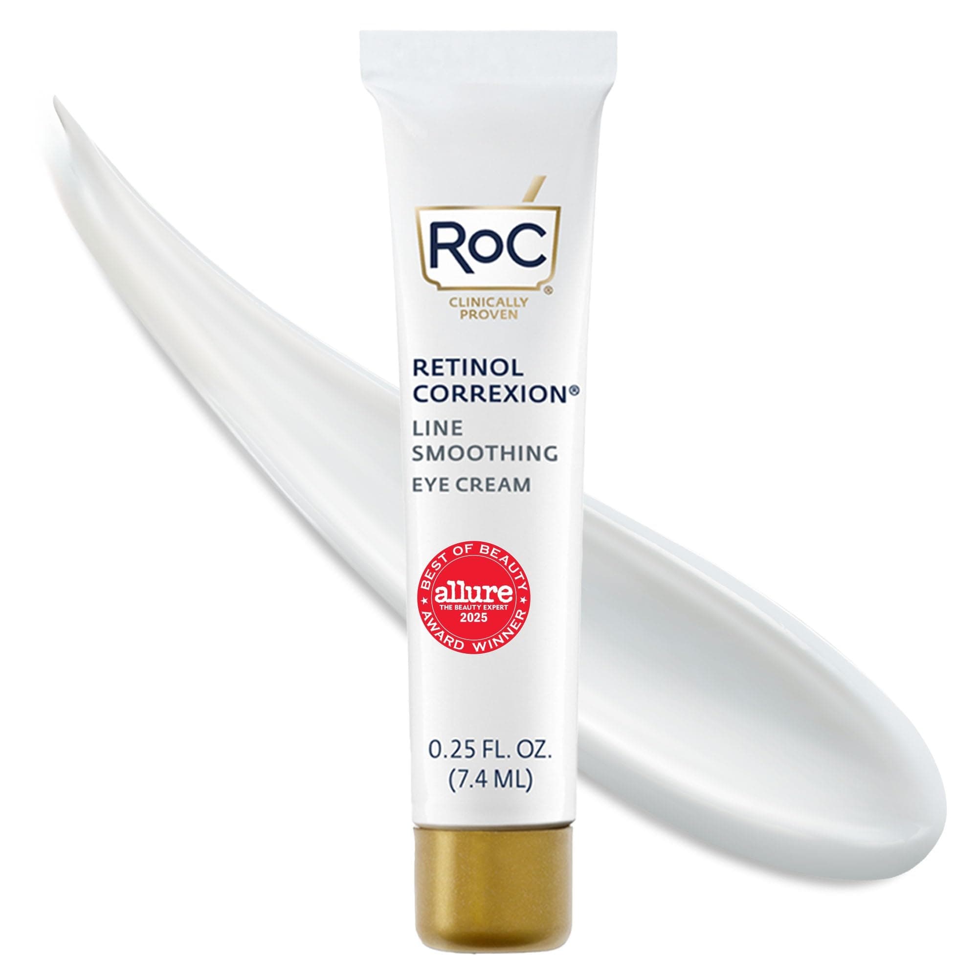 RoC Retinol Correxion Crème contour des yeux, mini pour cernes et poches, crème quotidienne, crème anti-âge, soin lissant, 750 ml - Image 10