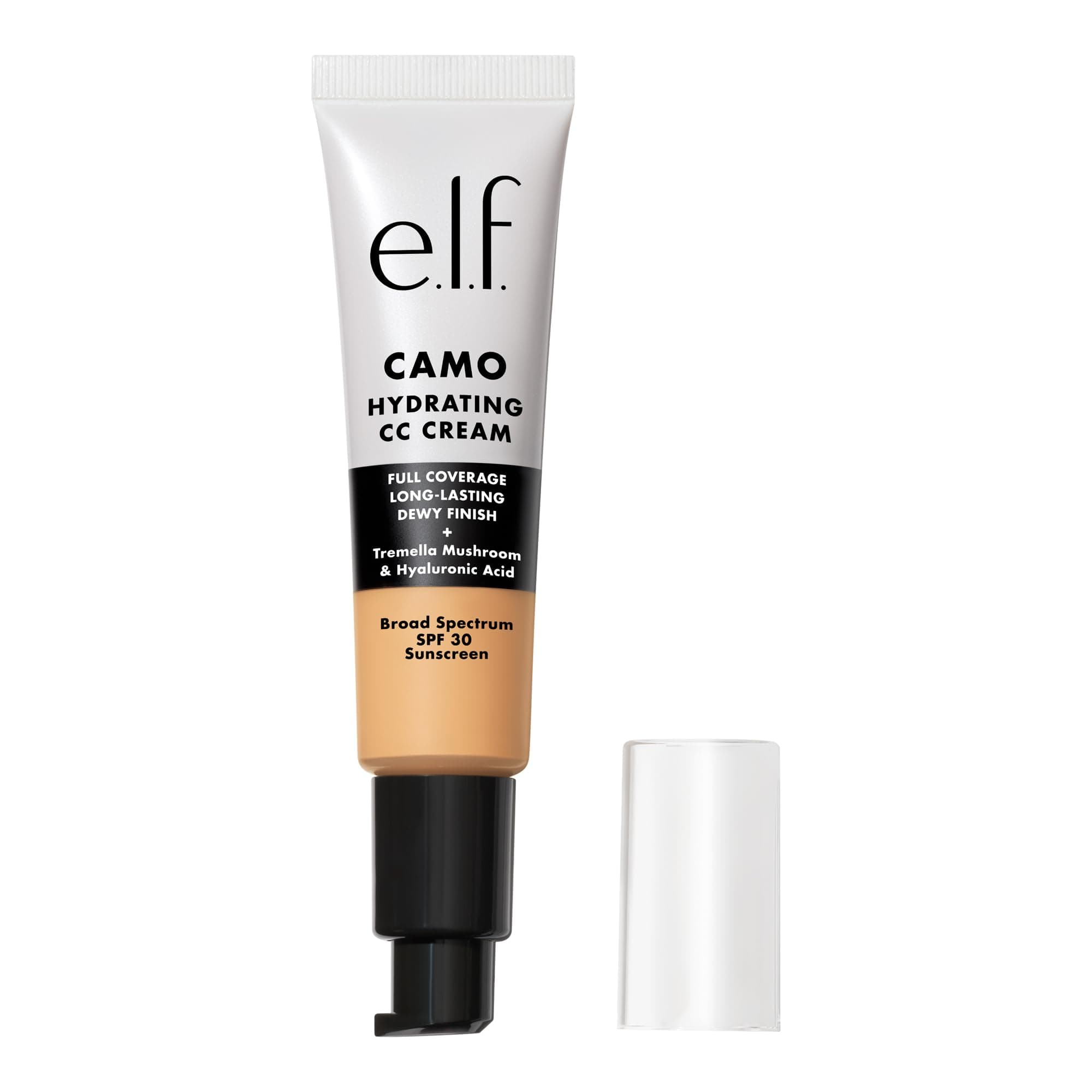 e.l.f. Crème hydratante Camo CC, fond de teint correcteur de couleur pour une finition rosée avec SPF 30, végétalien et sans cruauté envers les animaux, léger 280N - Image 9