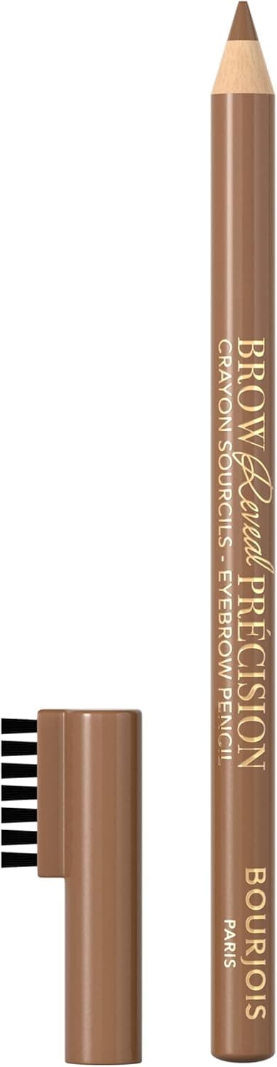 Bourjois Crayon à sourcils - Brow Reveal Précision - Crayon avec brosse intégrée - Sourcils nets et bien dessinés - Application rapide et précise - Fini naturel - 02 Chataîn Clair
