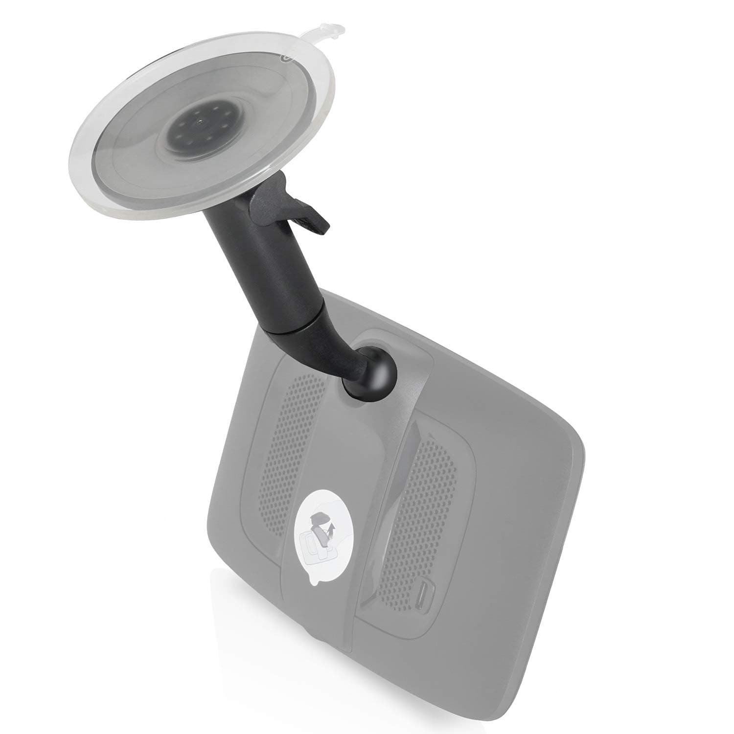 TomTom Wicked Chili Car Suction Mount Compatible with Tomtom Start 42, 52, 62, Via 52 and Via 62 Replacement for Easyport Reversible GPS Mount – Without Straps, Made in Germany