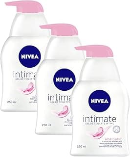 NIVEA Nivea Gel de toilette intime apaisant, Aloé vera & acide lactique - Le flacon de 250ml (Lot de 3)