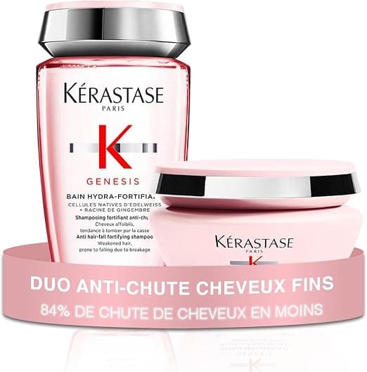 KÉRASTASE Genesis Anti-Loss Routine for Fine & Fragile Hair Subject to Loss - Purifies, Strengthens & Reduces Breakage - Aminexil, Edelweiss & Ginger Roots - Image 1