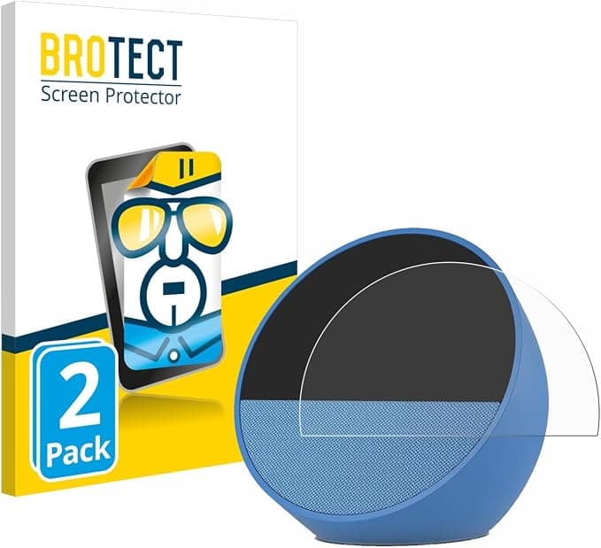 brotect Protection Ecran pour Amazon Echo Spot 2024 (2 Pièces) - Film Protection Ultra Clair - Image 1