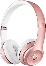 Beats Casque Supra-auriculaire Solo3 sans Fil - Puce Apple W1 pour Casques et écouteurs, Bluetooth Classe 1, 40 Heures d'écoute - Or Rose