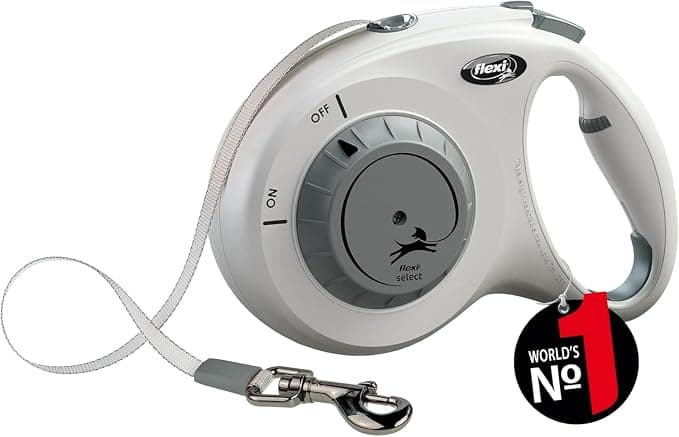 Flexi Select M Strap 0-7 m Grey Retractable Lead for Dogs up to 25 kg - Image 1