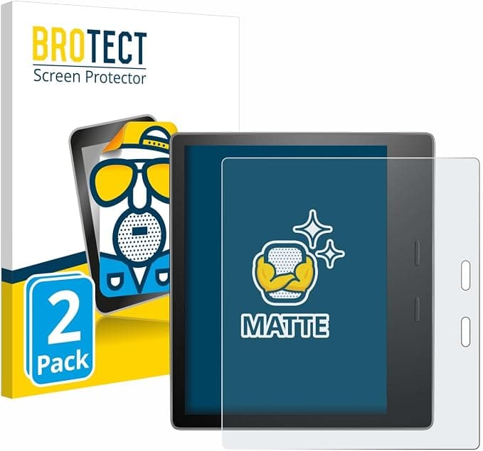 brotect Protection Ecran Anti-Reflet pour Amazon Kindle Oasis 2019 (10ème Gen.) (2 Pièces) - Film Mat - Image 1