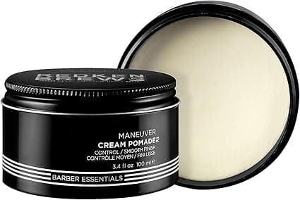 REDKEN Maneuver Redken Brews Styling Cream for Men and Women - Medium Control - Smooth & Natural Finish - Low Shine - All Hair Types - 100 ml