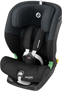 Maxi-Cosi Titan S i-Size, Child Car Booster Seat, 15 Months to 12 Years (76 to 150 cm), ISOFIX Car Seat, 5 Tilt Positions, G-Cell Protection, 5-Point Safety Harness, Tonal Black