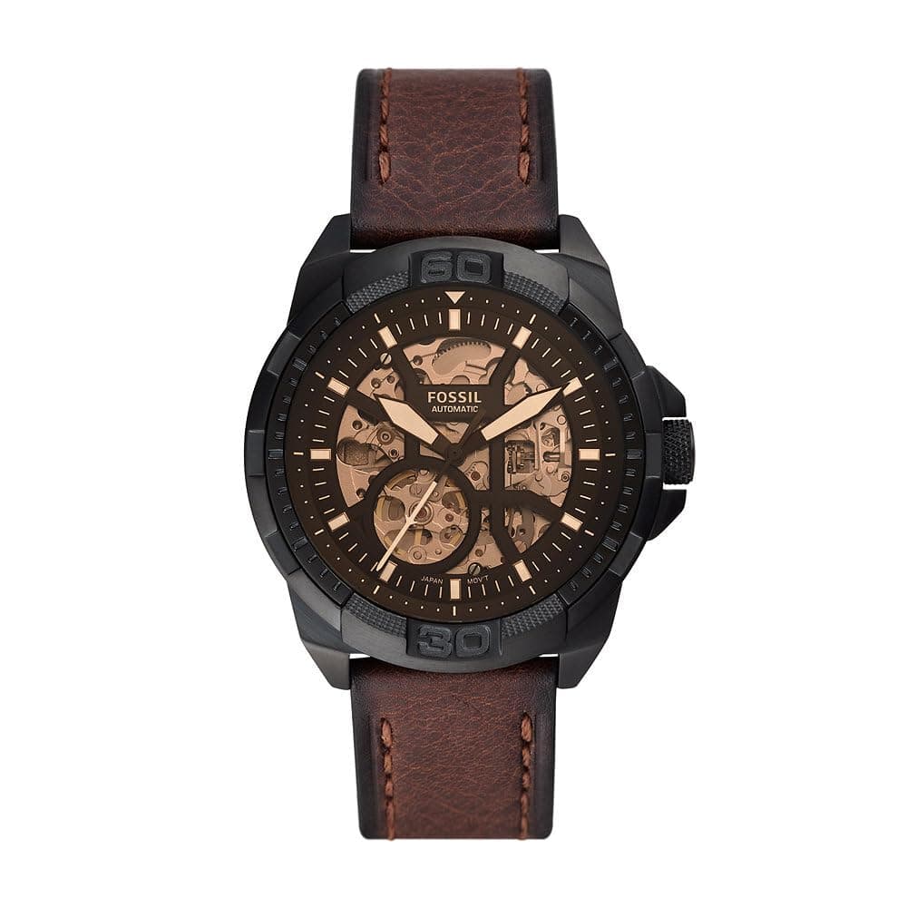 Fossil Montre 0’s Bronson de Automatique en Acier Inoxydable, Anthracite, pour Homme, ME3218 - Image 10
