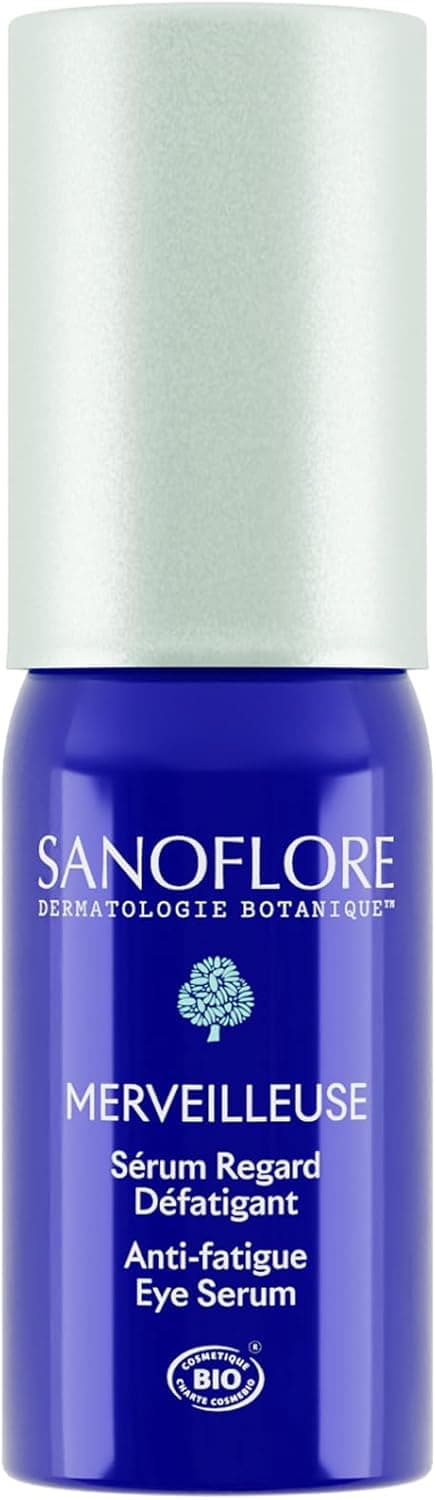 Sanoflore Sanoflore Wonderful Anti-Puffiness Eye Serum, Organic Moisturizing and Smoothing Eye Care, with Vegan Retinol and Caffeine