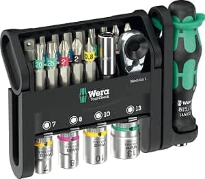 Wera 05049000001 Tool-Check Modular 1, 21 Pieces