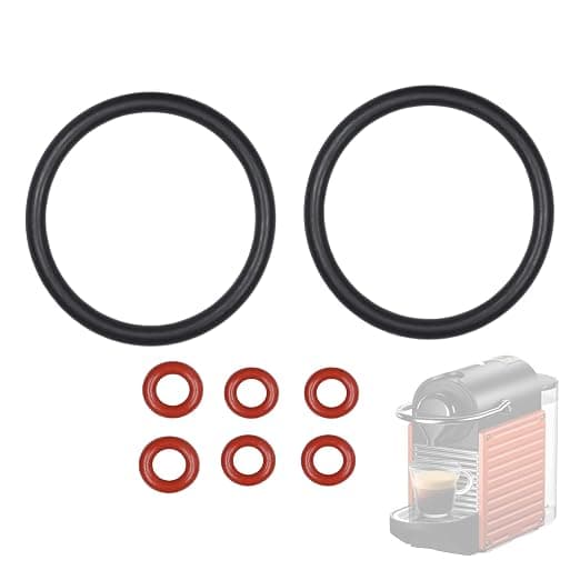 Snapworld Nespresso O-Ring Compatible with Delonghi, Krups, Pixie, Inissia EN80 XN100 Essenza Mini Maintenance Kit 8 Pieces - Image 1