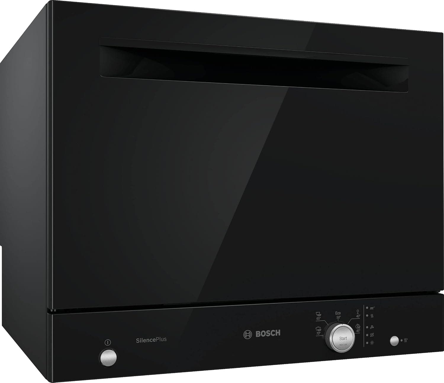 Bosch SKS51E36EU - Compact Dishwasher Series 2 - Freestanding, 55 cm - 6 Cutlery - 5 Programmes - EcoSilence Drive Motor - Black - Image 1