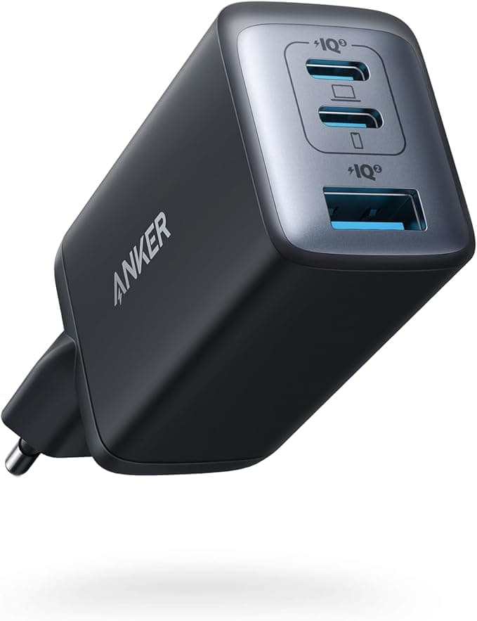 Anker Chargeur USB C (Nano II 65 W), station 3 ports, PPS, Rapide, bloc d'alimentation USB C compact pour MacBook Pro, iPad Pro, Steam Deck, Galaxy S20, Dell XPS 13, Note 20/10+, iPhone 16/15, Pixel - Image 1
