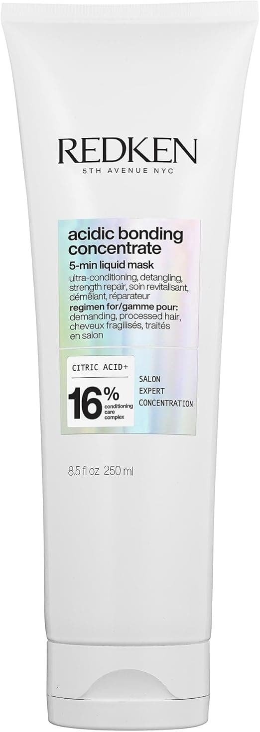 Redken, Detangling Repair Mask 5 min For Damaged Hair Salon-Treated Bonding Treatment Concentrate with Citric Acid, Acidic Bonding Concentrate, 250 ml