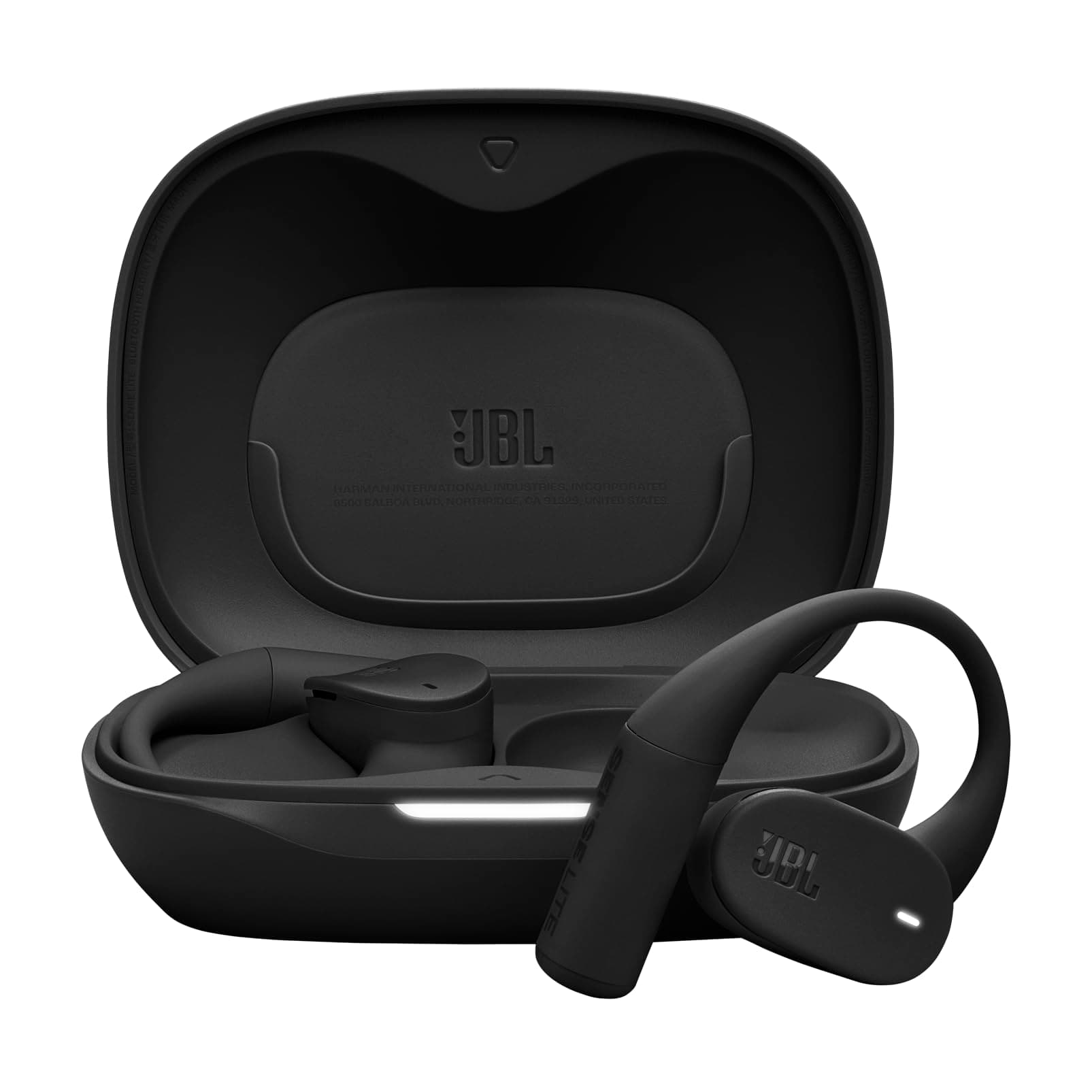 JBL Sense Lite True Wireless Open Earbuds, Ear Hook, Air Conduction, OpenSound, 32 Hours Battery Life, IP54 Waterproof, Compatible Headphones, Black - Image 1