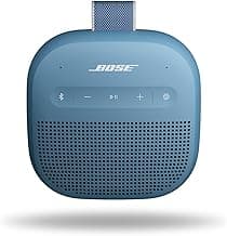 Bose Bose SoundLink Micro (2e gén) Enceinte Portable, Enceinte d’extérieur sans Fil avec Jusqu’à 12h d’autonomie, étanche à l’Eau et étanche à la poussière, Bleu brunante