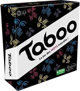 Hasbro Gaming Jeu Taboo Classique, Jeu de Mots à Deviner, Jeu de Groupe pour Ados et Adultes, dès 13 Ans, Jeu de société pour 4 Joueurs et Plus, pour Les Soirées de Jeux