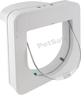 PetSafe Chatière à Puce électronique Petporte, accès Automatique avec Reconnaissance de Puce, clé de Porte Incluse, pour Chats jusqu'à 7 kg