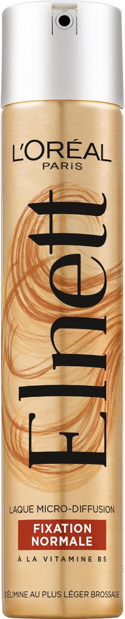 L'Oréal L'Oréal Paris - Normal hold - Long-lasting 24 hours undetectable - Flexible hold without residues - New formula - Enriched with Vitamin B5 - Elnett Satin - 300 ml
