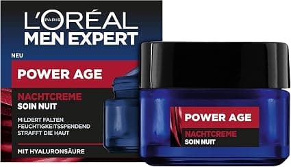 L'Oréal Men Expert Power Age Hyaluronic Acid Night Care - 50 ml - Image 1