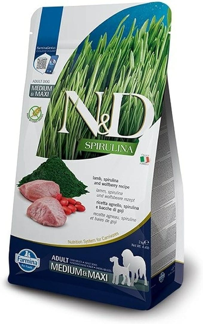 FARMINA ND Dog SPIRULINA Medium Maxi Lamb 7 kg - Image 1