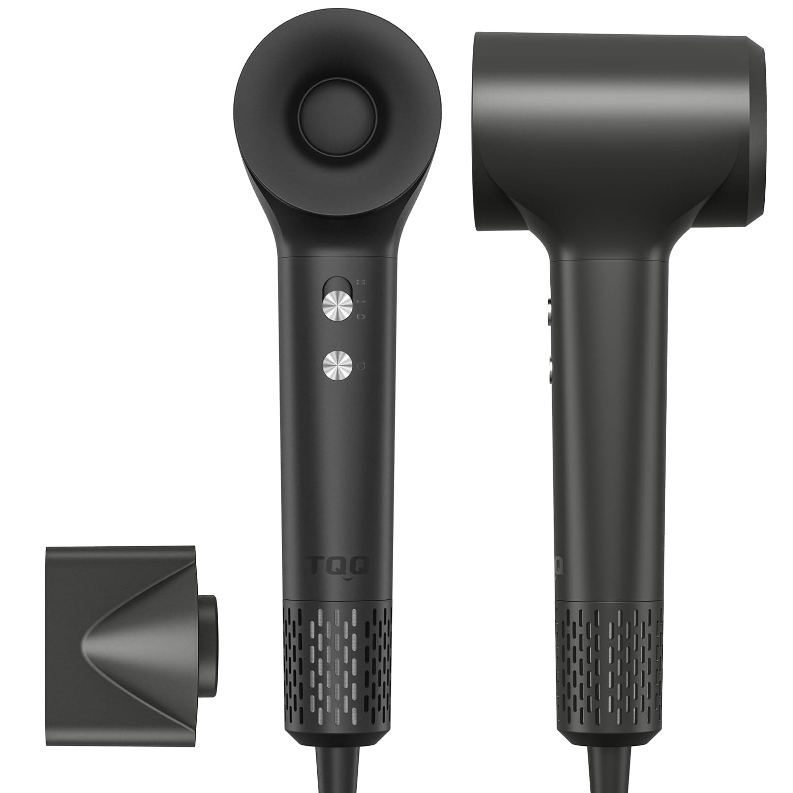 TQQ Professional Hair Dryer, 200 Million Ionic Negative, High Speed Motor 110000 RPM, 57dB Low Noise Hair Dryer for Home and Travel